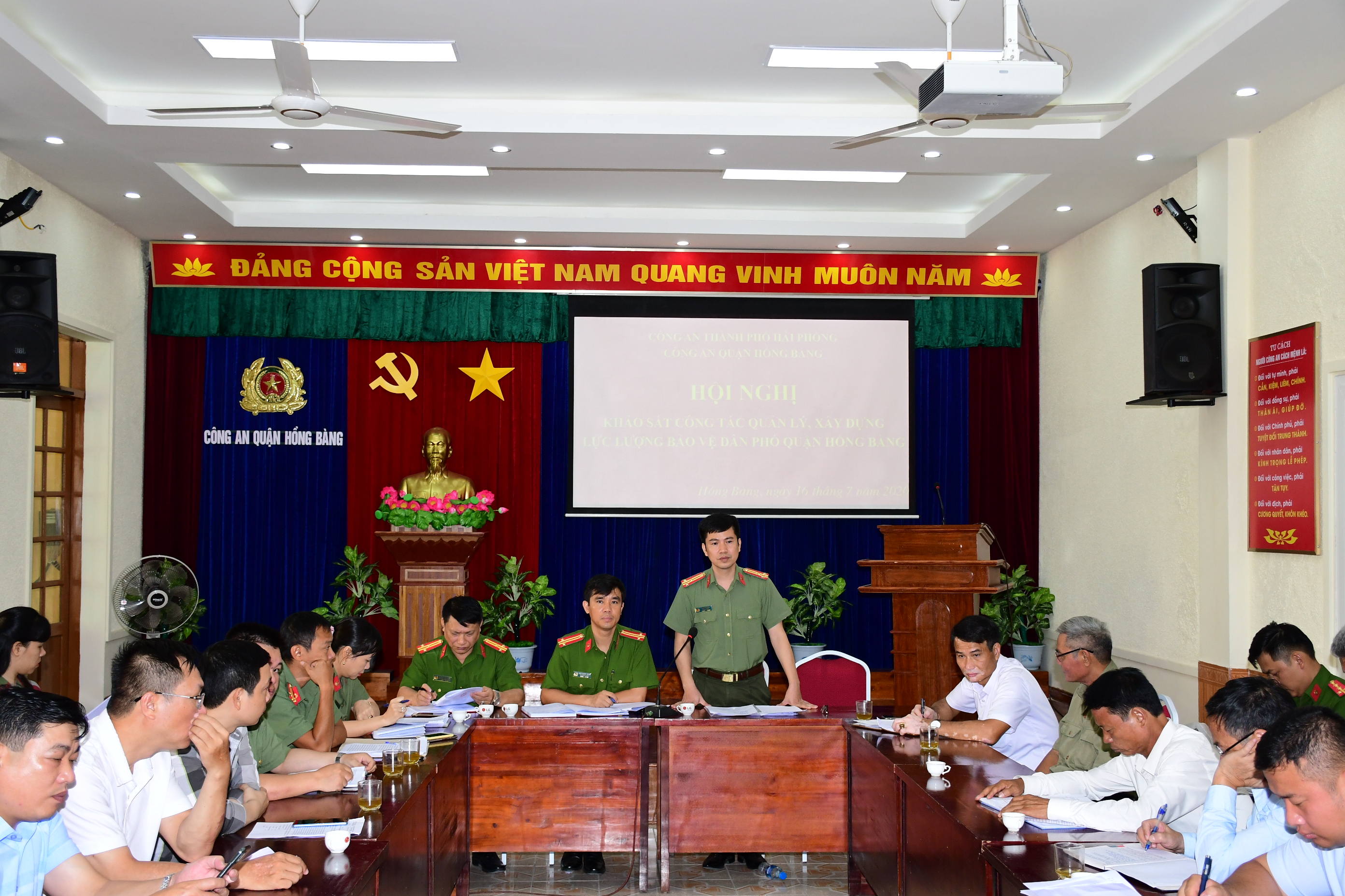 Lực lượng BVDP quận Hồng Bàng:  Cung cấp cho lực lượng Công an trên 200 tin ANTT có giá trị